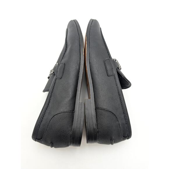 Steve Madden Mez Almond Toe Slip-On Loafer Shoes Men's Black Size US8 EU41 - Picture 6 of 13